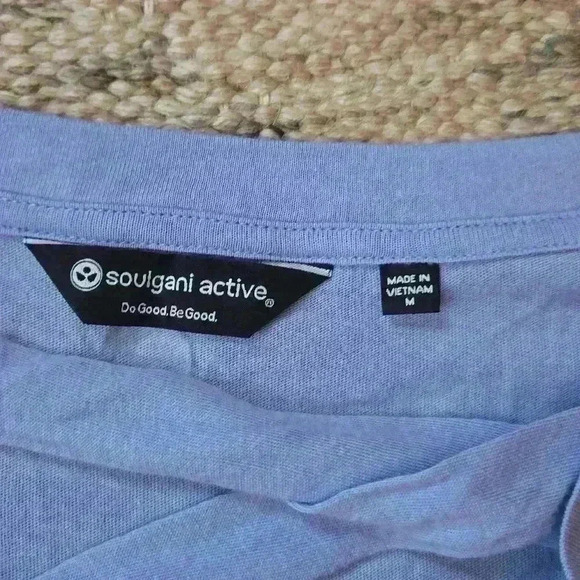 Blue V-neck Long Sleeve - Picture 6 of 6